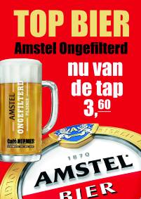 AMSTEL ONGEFILTERD-poster